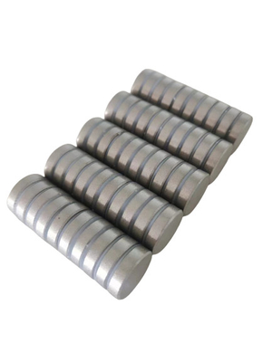 شراء مغناطيس قرص نيوديميوم فضي لامع N52 D50X15 مغناطيس قوي ندفيب متكلس online manufacture