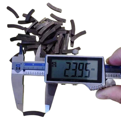 شراء مغناطيسات قوس نيوديميوم N45 ذات الشكل المخصص R39.96*r35.56*2.44*4.4m للقطع online manufacture